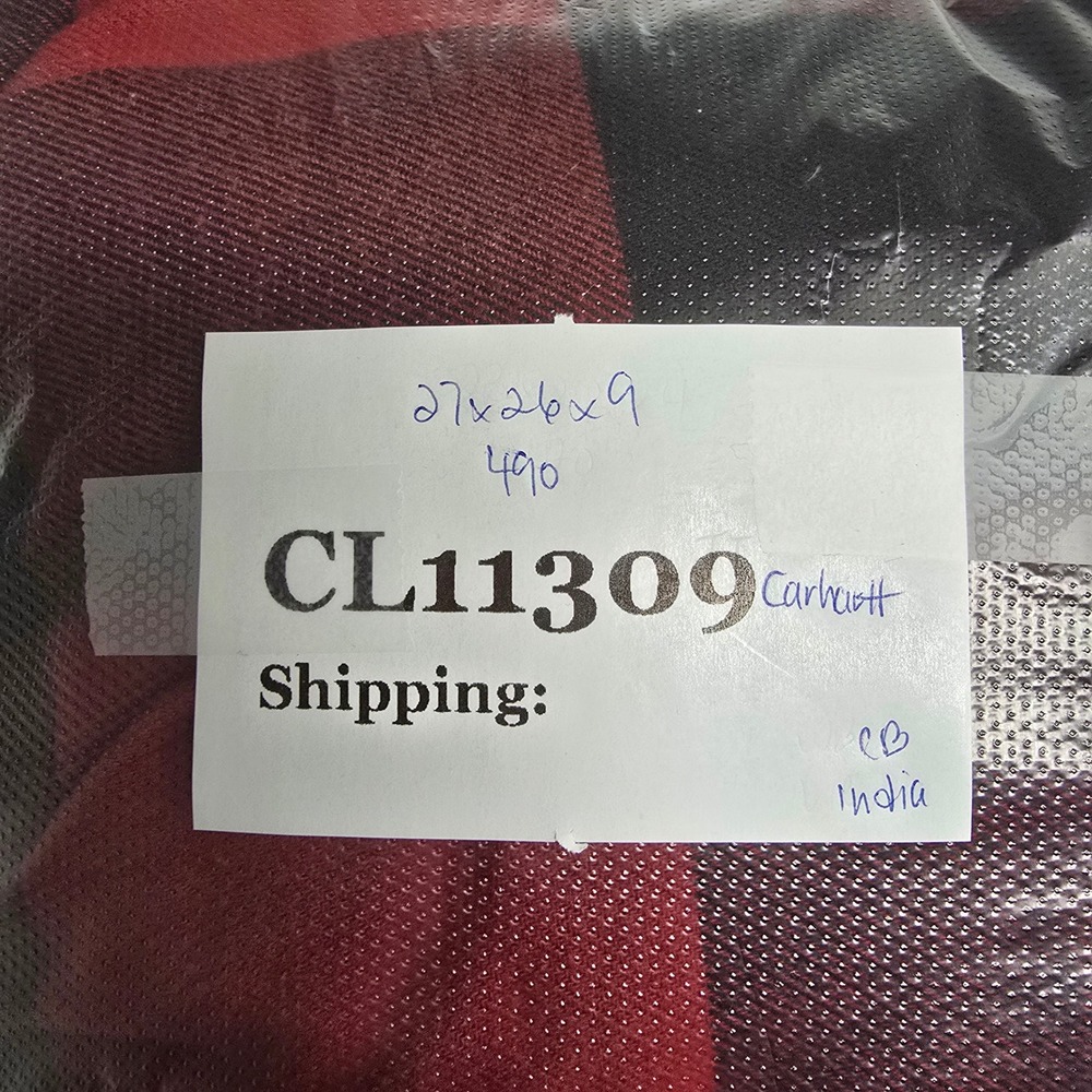 Carhartt Rugged Flex Flannel Shirt Womens 1X Red‎ Black Buffalo Plaid Workwear - Picture 12 of 12